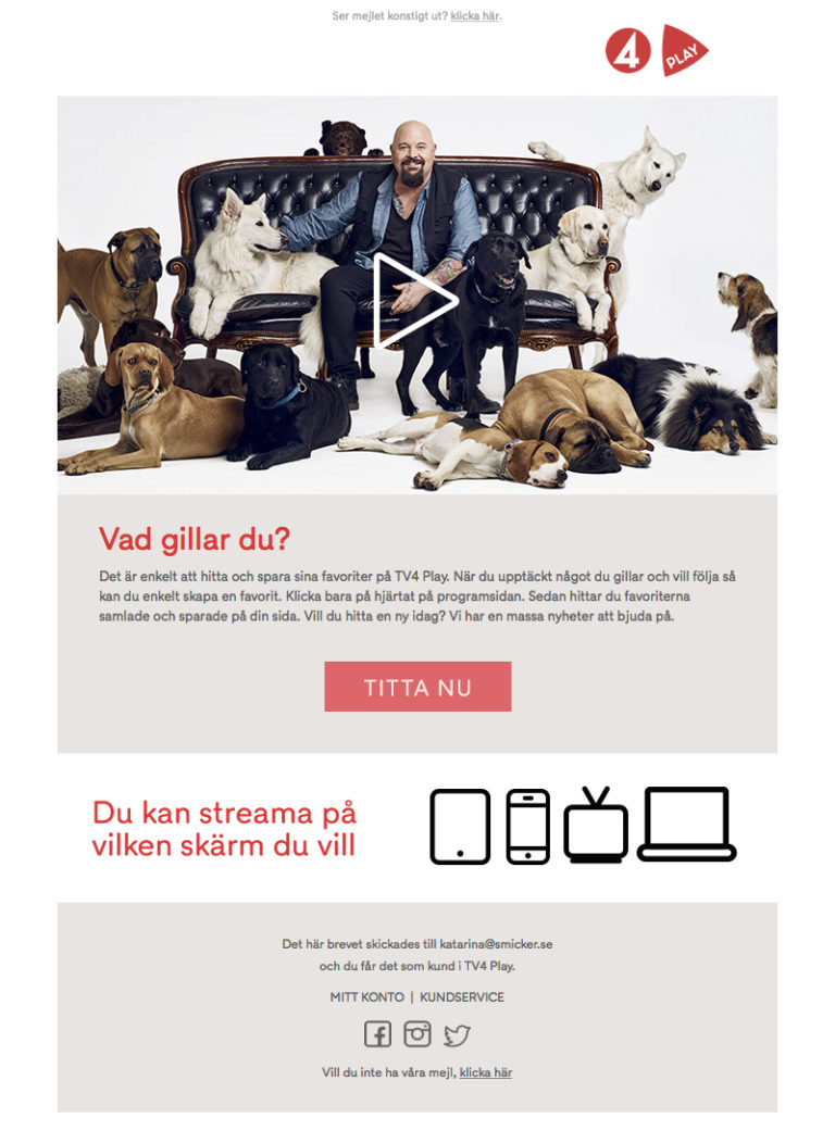 tv4 play page